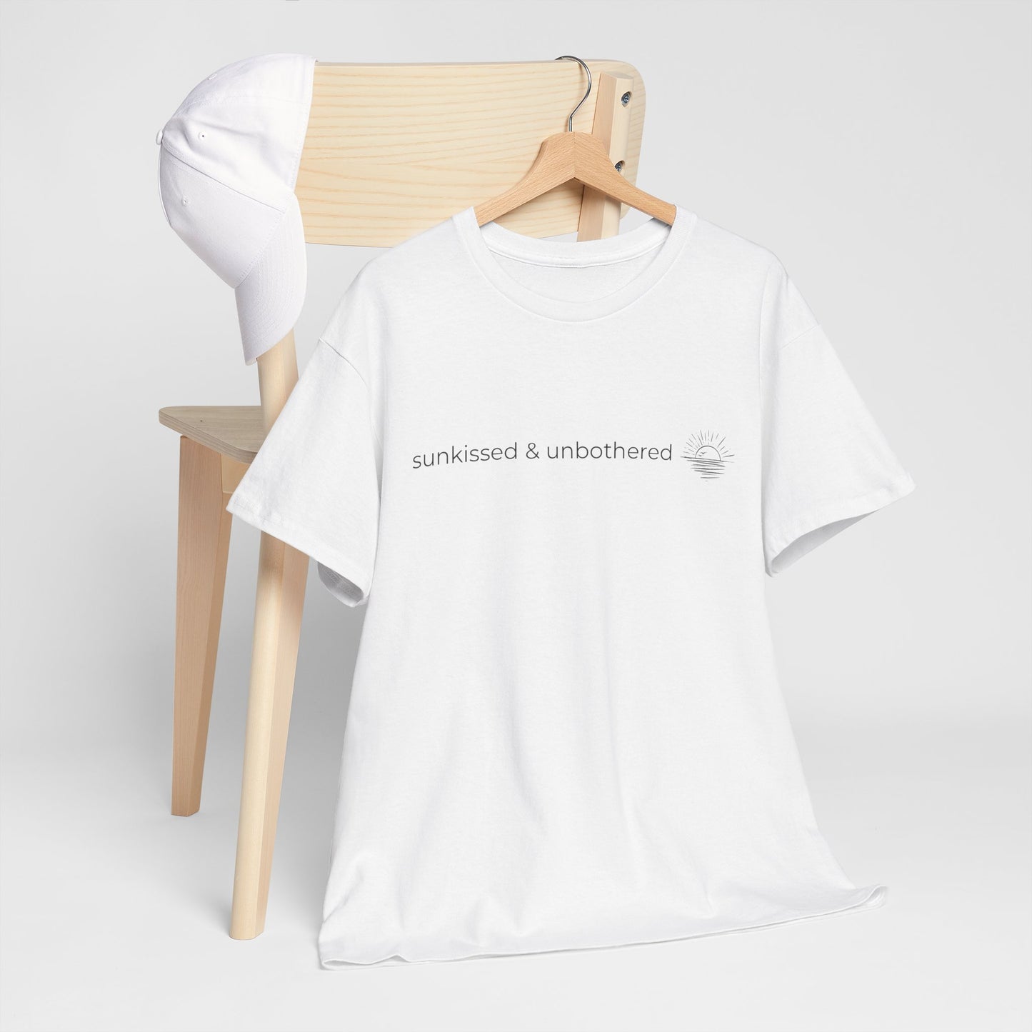 Sunkissed & Unbothered – Summer Cotton Tee